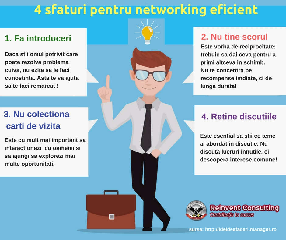 4 sfaturi pentru networking profitabil pe termen lung