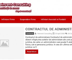 Reinvent Consulting - blog de consultanta despre infiintari firme contabilitate consultanta comerciala si fiscala