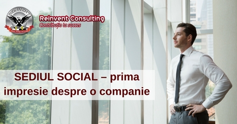 Gazduire SEDIU SOCIAL – prima impresie despre o companie , Reinvent Consulting