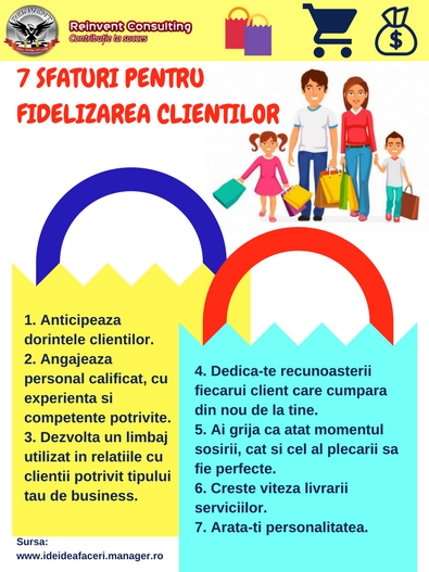 7 SFATURI PENTRU FIDELIZAREA CLIENTILOR Reinvent Consulting