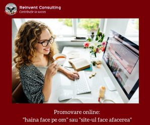 Promovare online_ _haina face pe om_ sau _site-ul face afacerea_ Reinvent Consulting